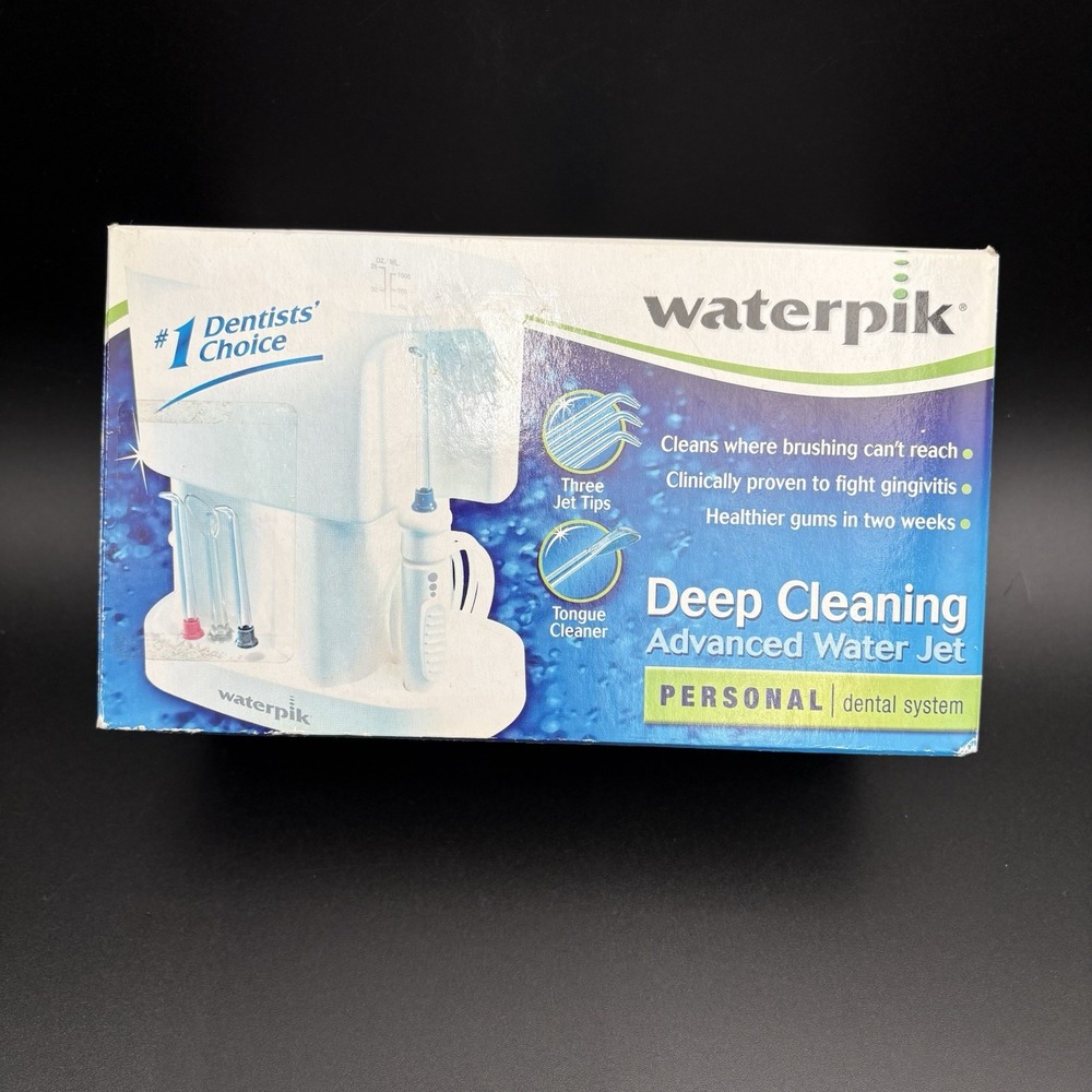 Waterpik Personal Oral Cleaning System Oral Irrigator WP-60W Open Box vintage
